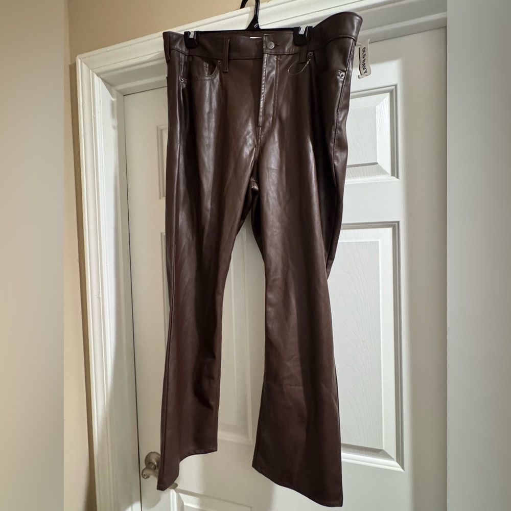 Brown Leather Pants